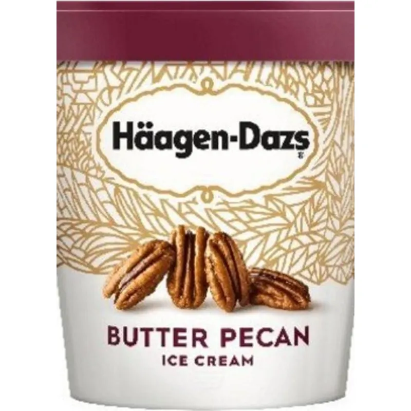 Haagen Dazs Butter Pecan Ice Cream view 1