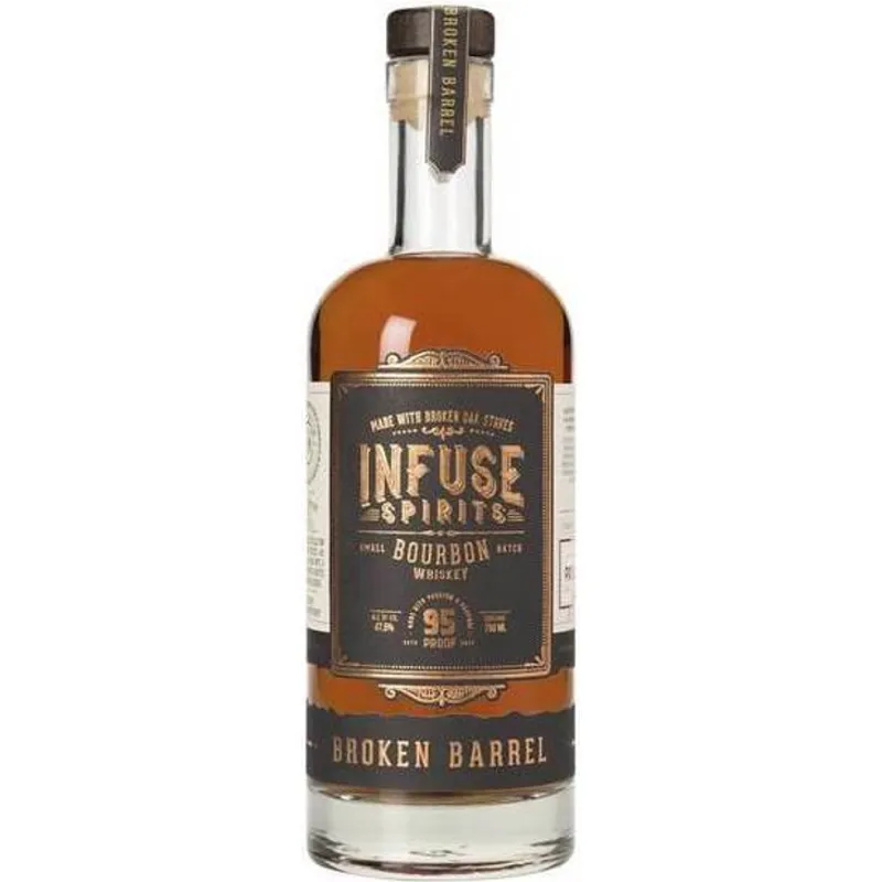Infuse Spirits Broken Barrel Bourbon Whiskey view 1
