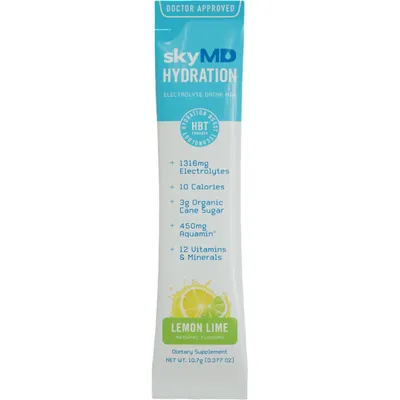 skyMD Hydration Lemon Lime 0.377oz Single