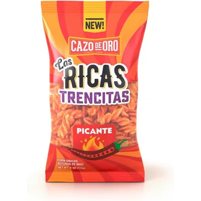 Cazo de Oro Las Ricas Trencitas Snacks 3.5oz Bag