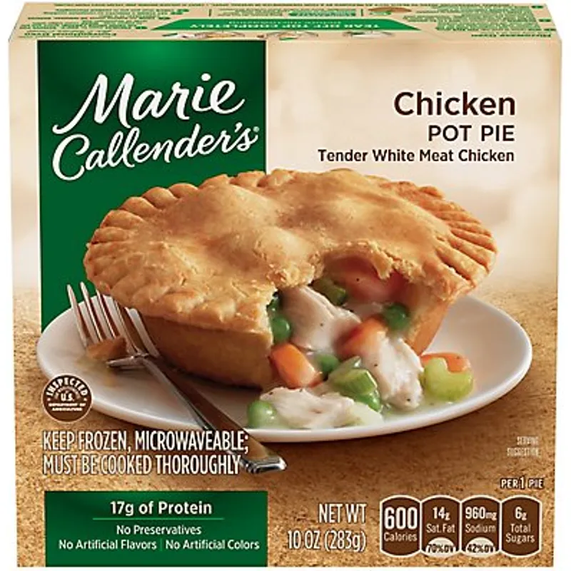 Marie Callender's Chicken Pot Pie Box view 1