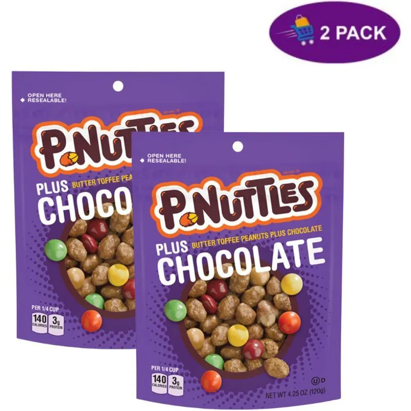 P-Nuttles Butter Toffee Peanuts Plus Chocolate Snacks view 1