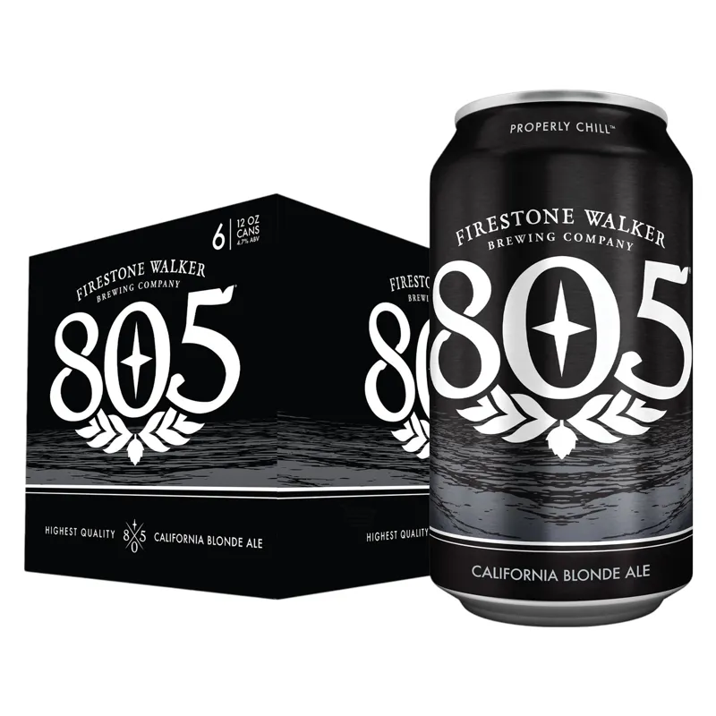 Firestone Walker 805 Zero Non-Alcoholic Blonde Ale view 1