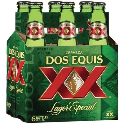 Dos Equis Lager Especial 6 Pack 12oz bottle