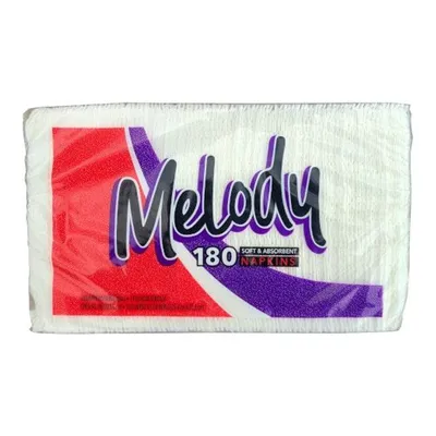 Melody White Napkins 180 count