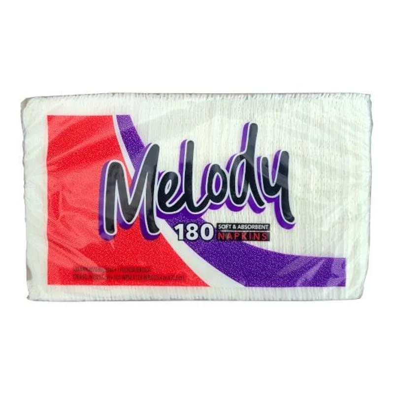 Melody White Napkins view 1