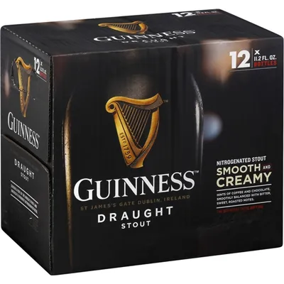 Guinness Draught 12 Pack 11.2 oz Bottles