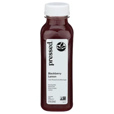 Pressed Juicery Blackberry Lemonade 12 oz Bottle
