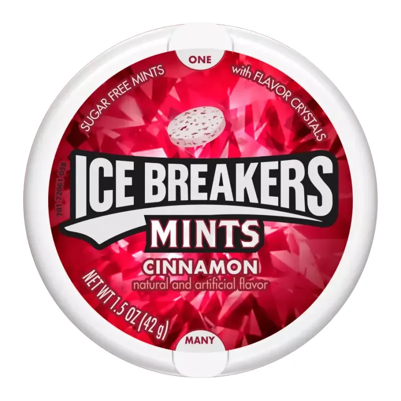 Ice Breakers Cinnamon Sugar Free Mints view 1