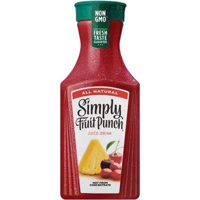 Simply Fruit Punch Juice 52oz Plastic Bottle