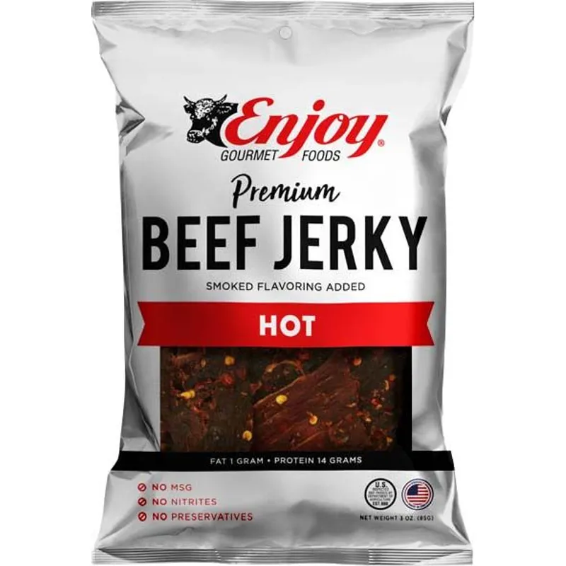 Enjoy Hot Beef Jerky view 1
