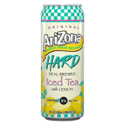 Arizona Hard Iced Tea With Lemon 650mL Can