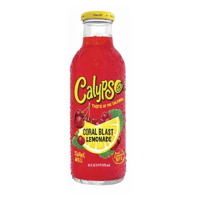 Calypso Coral Blast Lemonade 16 oz Bottle