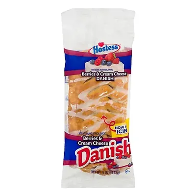 Hostess Berries & Cream Cheese Danish 5 oz