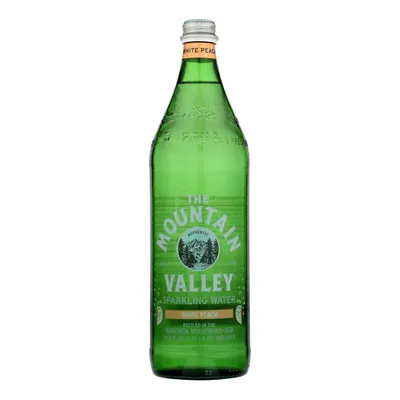 Mountain Valley Sparkling Water White Peach 1L