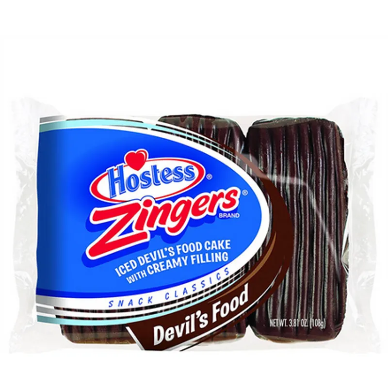 Hostess Zingers Cakes Box view 1