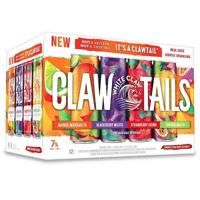 White Claw Clawtails Variety Pack 12 Pack 12 oz Cans