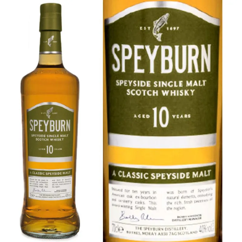 Speyburn 10 Year Old Single Malt Scotch Whisky view 1