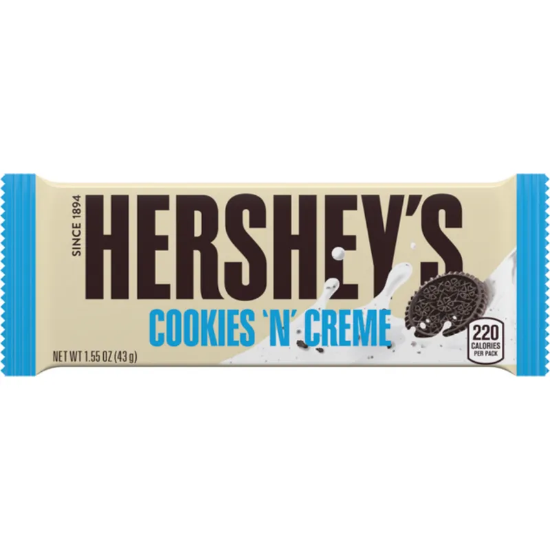 Hershey's Candy Bar, Cookies n Cream view 1