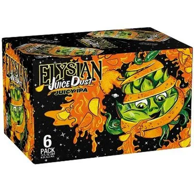 Elysian Juice Dust Juicy IPA 6 Pack 12 oz Cans