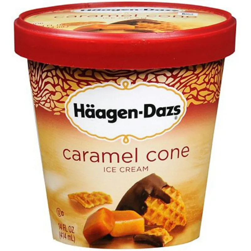 Haagen Dazs Ice Cream Caramel Cone view 1