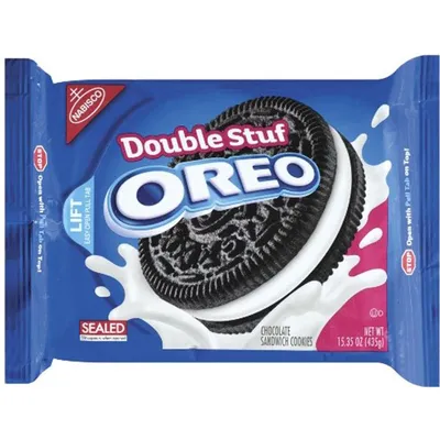 Nabisco Oreo Double Stuff - Easy Open Pull Tab 15.35 oz Bag