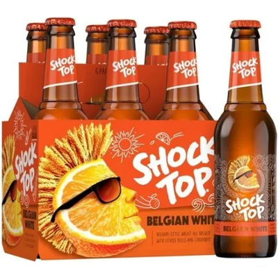 Shock Top Belgian White 6 Pack 12 oz Bottles