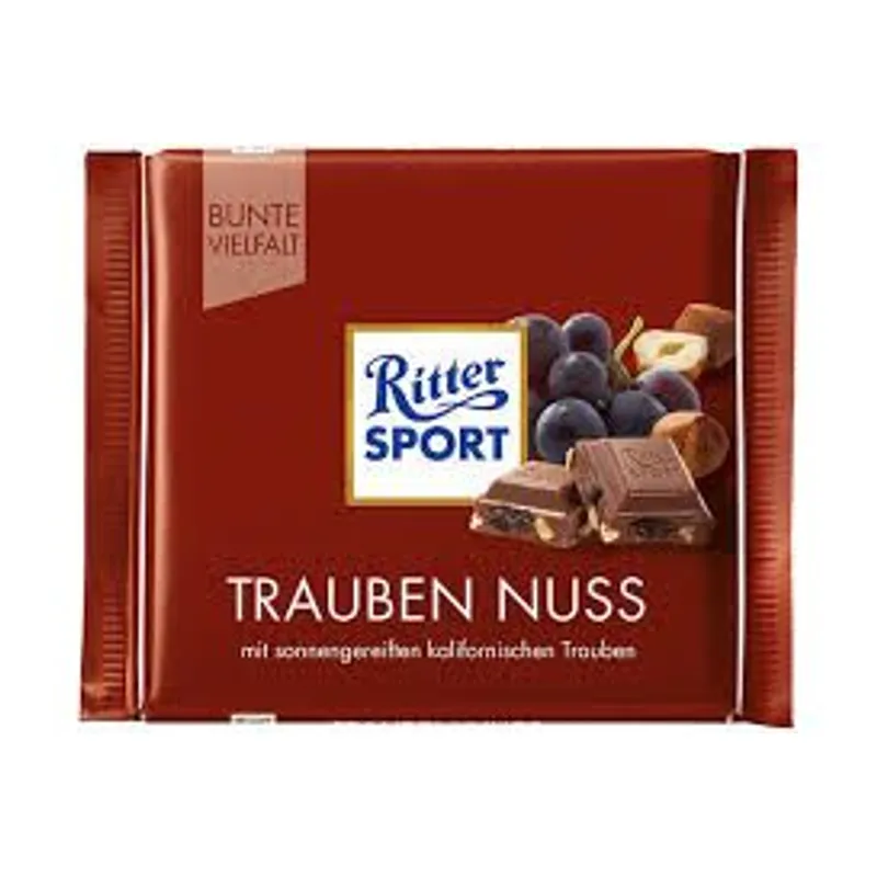 Ritter Sport Trauben Nuss Raisin Hazelnut Chocolate view 1