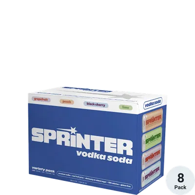 Sprinter Variety Pack Vodka Soda 8 Pack 12oz Cans
