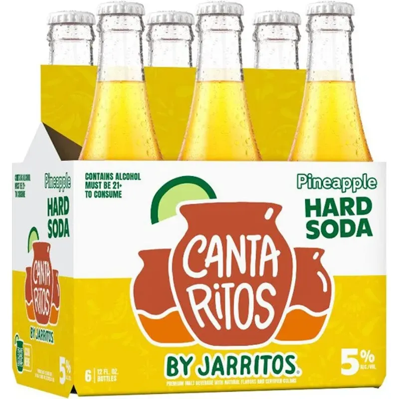 Jarritos Cantaritos Pineapple Hard Soda view 1