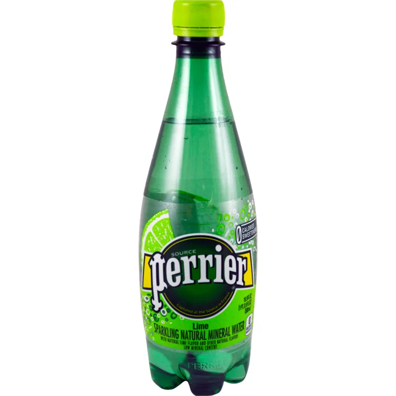 Perrier Sparkling Natural Mineral Water Lime view 1
