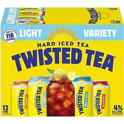 Twisted Tea Light Party Pack 12pk 12 oz Cans