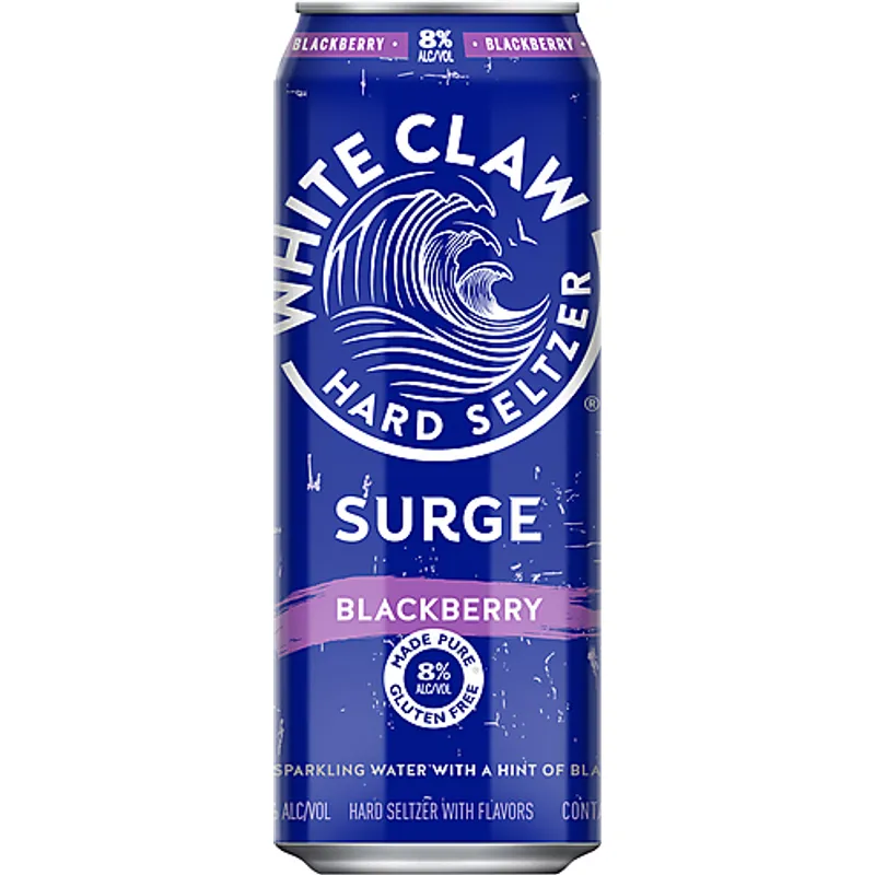 White Claw Hard Seltzer Surge Blackberry view 1