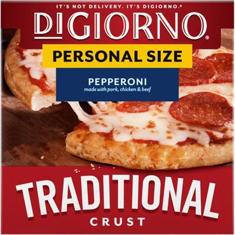 DiGiorno Traditional Crust Pepperoni Frozen Pizza view 1
