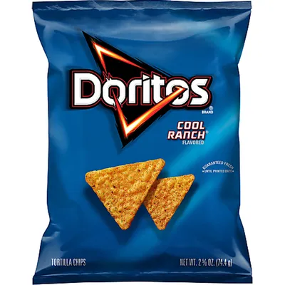 Doritos Cool Ranch Flavored Tortilla Chips 2.75oz Bag