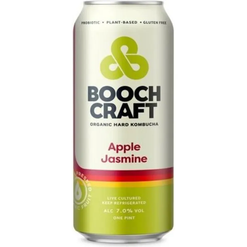 Boochcraft Apple Lime Jasmine Hard Kombucha view 1