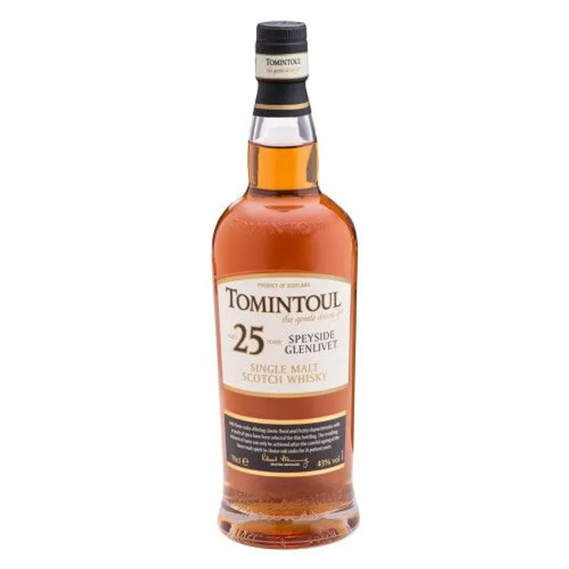 Tomintoul 25 Year Old Single Malt Scotch Whisky view 1