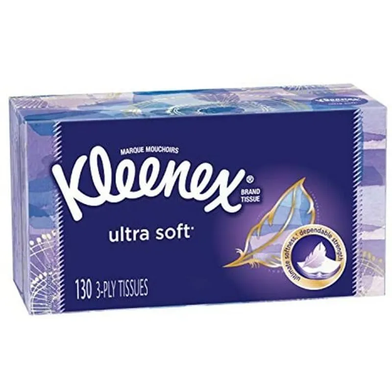 Kleenex Facial Tissues Box view 1