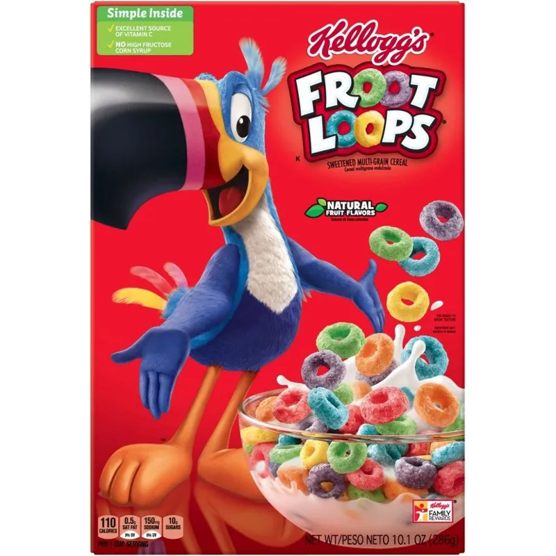 Kellogg's Froot Loops Box view 1