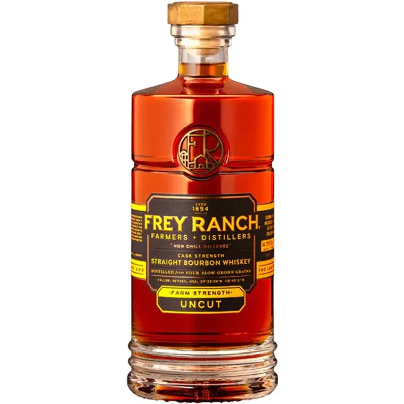 Frey Ranch Farm Strength Uncut Bourbon Whiskey view 1