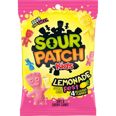 Sour Patch Kids Candy, Lemonade Fest, Soft & Chewy 8.02 Oz Bag