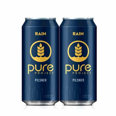 Pure Project Brewing Rain Pilsner 4 Pack 16 oz Cans