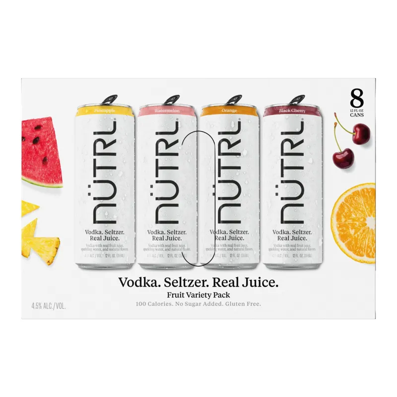 Nutrl Vodka Hard Seltzer Real Juice Variety view 1