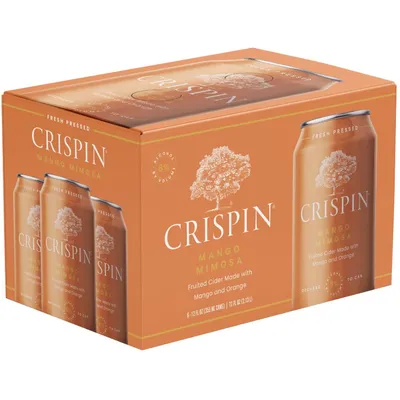 Crispin Mango Mimosa Hard Cider 6 Pack 12 oz Cans