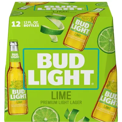 Bud Light Lime 12 Pack 12 oz Bottles