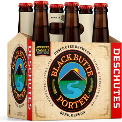 Deschutes Black Butte Porter 6 Pack 12 oz Bottles