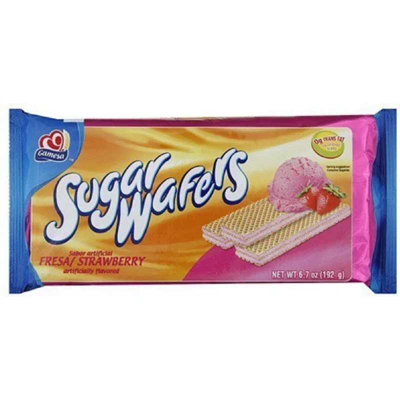 Gamesa Strawberry Sugar Wafers view 1