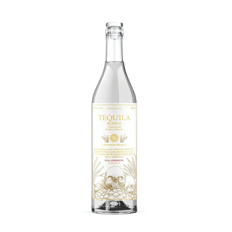 PM Spirits Blanco Tequila view 1