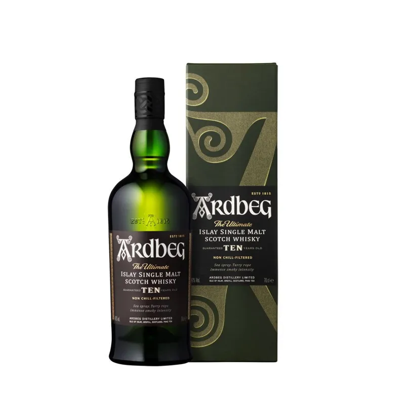 Ardbeg 10 Year Old Single Malt Scotch Whisky view 1