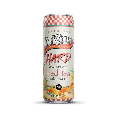 Arizona Hard Peach Iced Tea 12 oz can